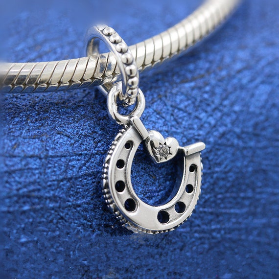 Charms for Bracelets 925 Sterling Silver Good Luck Horseshoe Etsy