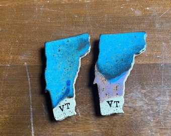 Vermont Ceramic Magnet | Pottery | Home Decor | Ceramic House Warming Gift