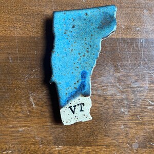 Vermont Ceramic Magnet Pottery Home Decor Ceramic House Warming Gift image 4