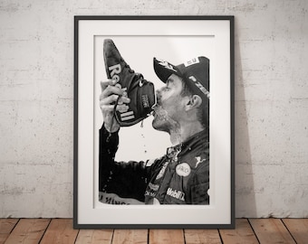 Limited Edition Print of drawing | Daniel Ricciardo |  Red Bull Racing F1 Team | F1 | Formula 1 | A4 | A3 | A2