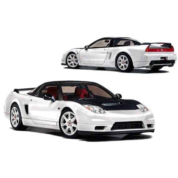 Limited Edition Print of Drawing | Honda NSX-R | JDM | Drawing