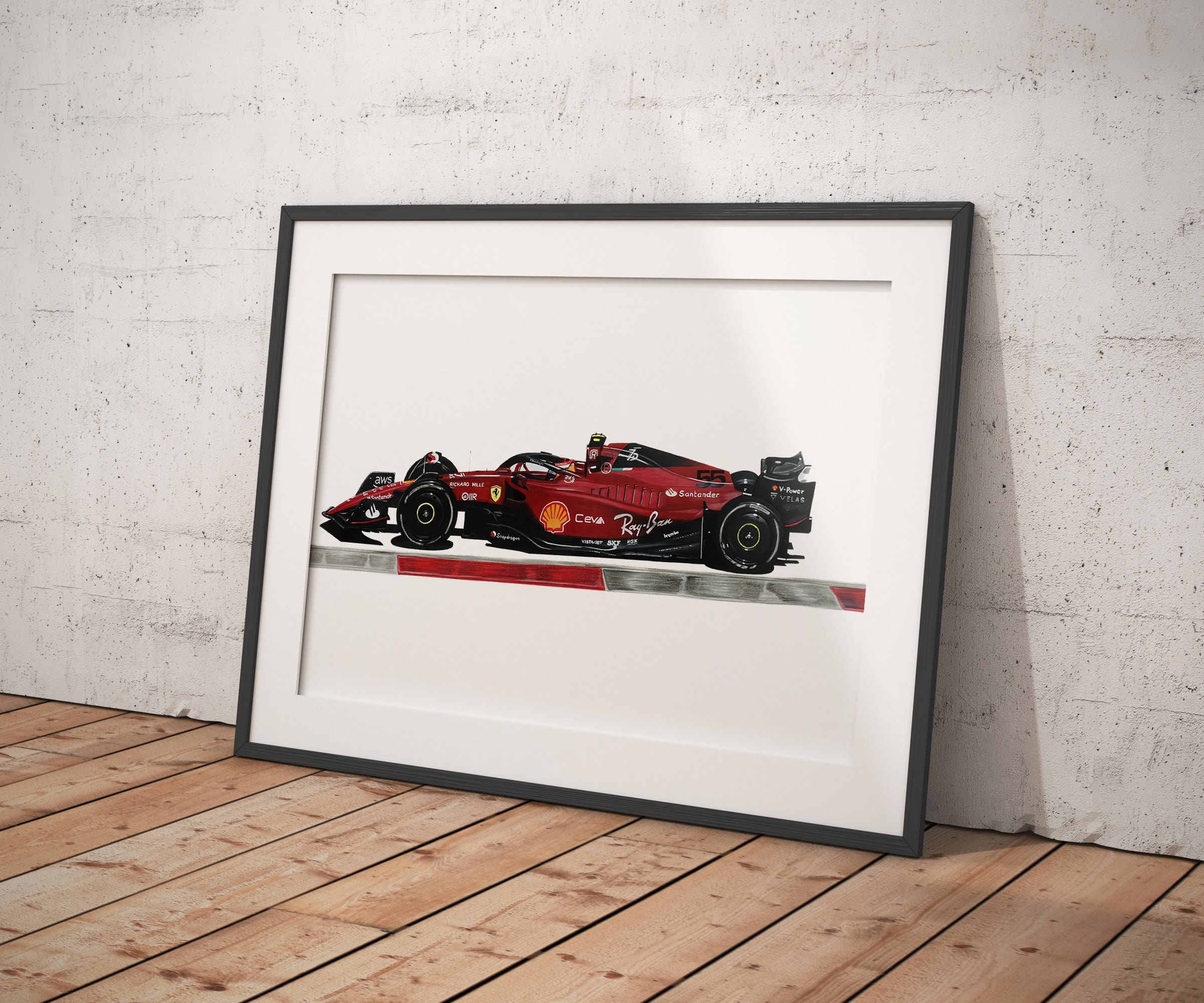 ★1/43★フェラーリ F1-75★カルロス・サインツ★2022 イタリアGP★ スクーデリア フェラーリ F1-75 - No.55 イタリア GP カルロス
