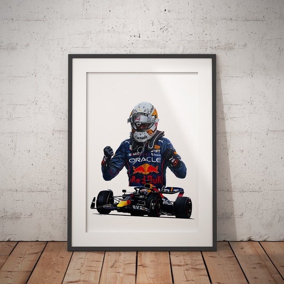 Impression d'affiche de Formule 1 F1 Red Bull Honda livrée japonaise en  édition limitée -  France