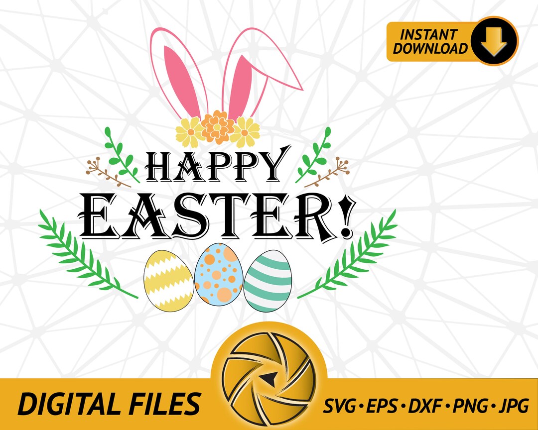 Easter Logo Digital Download Bundle for Printing Paper / Magnet ...
