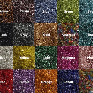 1400 pezzi Perline di vetro tubolare da 2 mm, Perline di semi di bugle, Perline di bugle ricoperte d'argento, Perline di tubo corte ricoperte d'argento 30 grammi