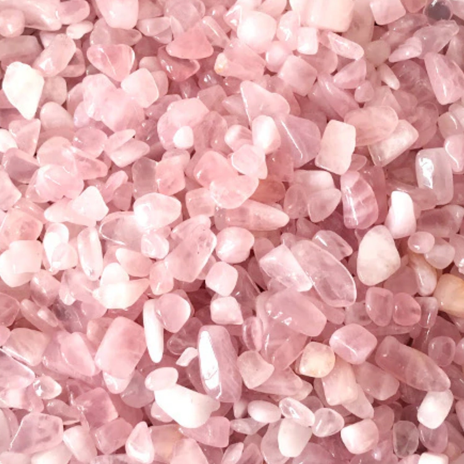  ZHIYUXI 1 lb Rose Quartz Crystal Chips Bulk Fish Tank