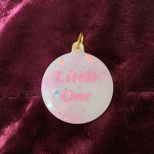 Little One collar tag/necklace charm