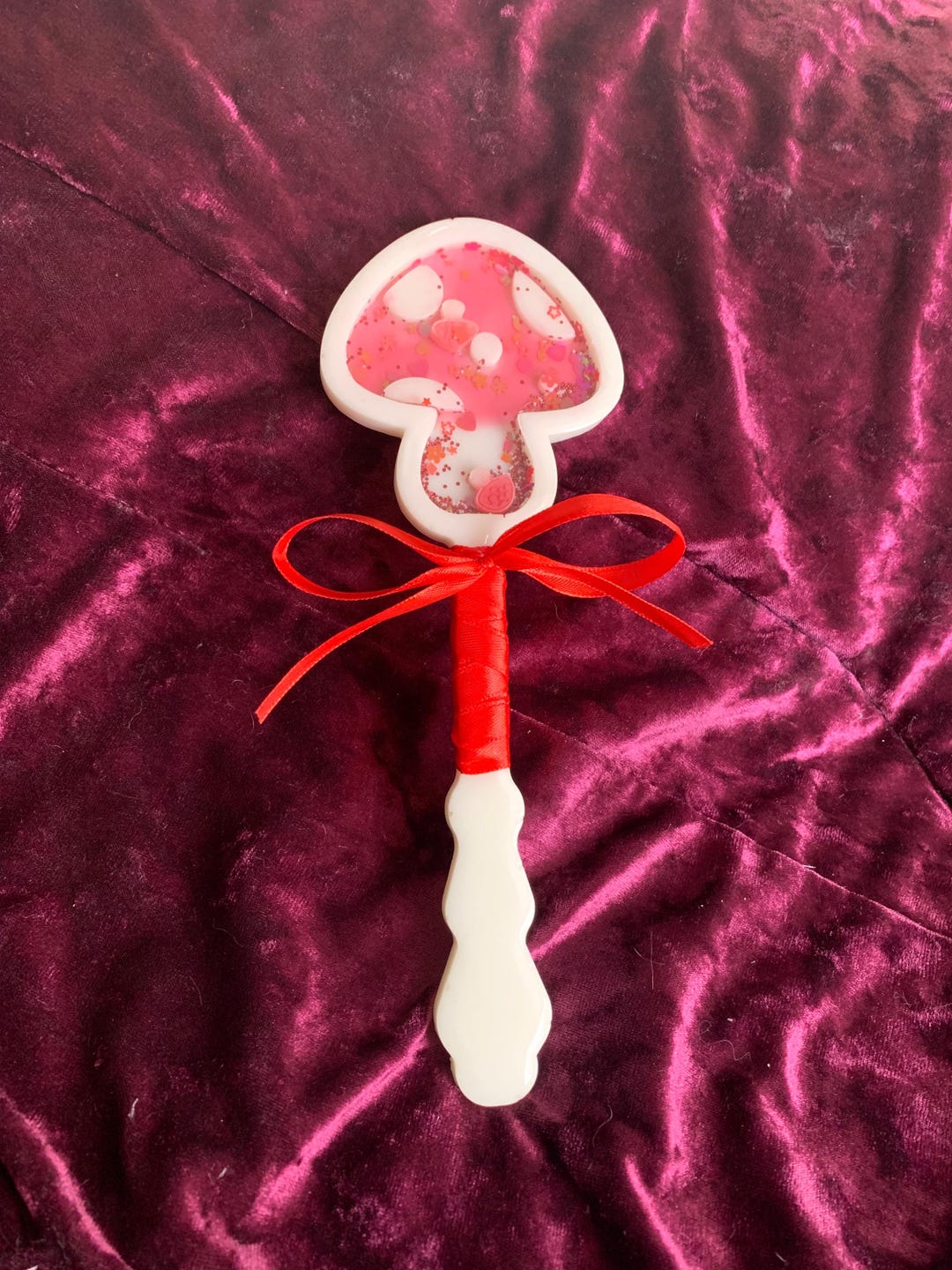 XL Mushroom Resin Rattle/shaker Wand - Etsy