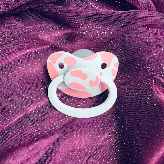 Cow Print ADULT Pacifier custom Color Etsy