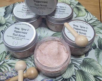 Bay, Lime & Peppermint Foot Scrub