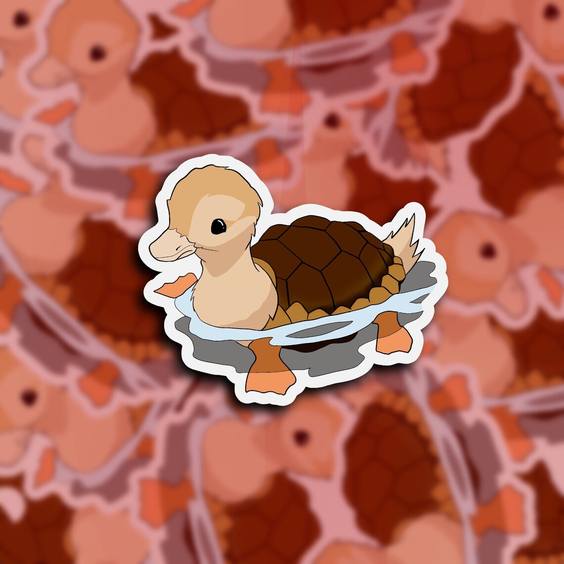 Turtle Duck Avatar Sticker ATLA Vinyl Die Cut Water bottle Etsy