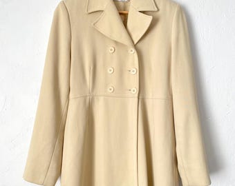 Vintage Beige Blazer by Charlotte Halton - UK10