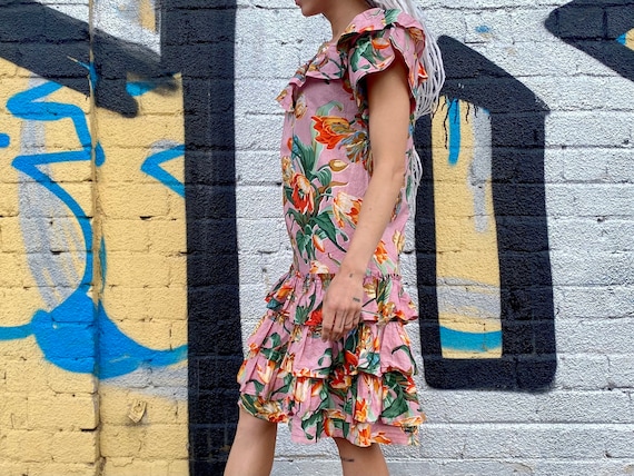 Kenzo ruffle dress clearance