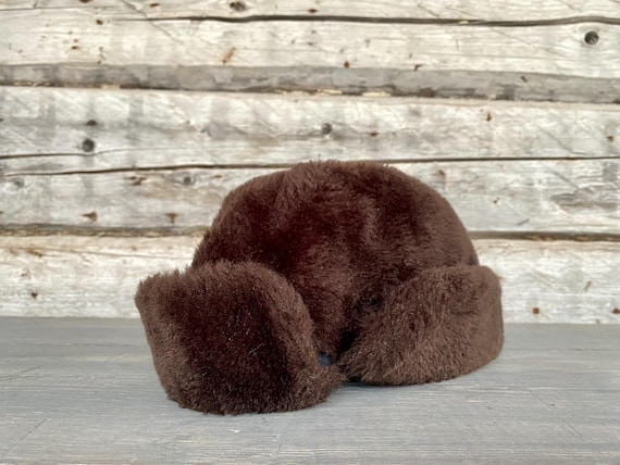 Chapeau De Chasse Lapin Pour Femme - Chapeau En Peau De Coco Pour Enfants - Marron Clair - Queue De Raton Laveur - Chapeau De Voyage, Café, Taille Unique