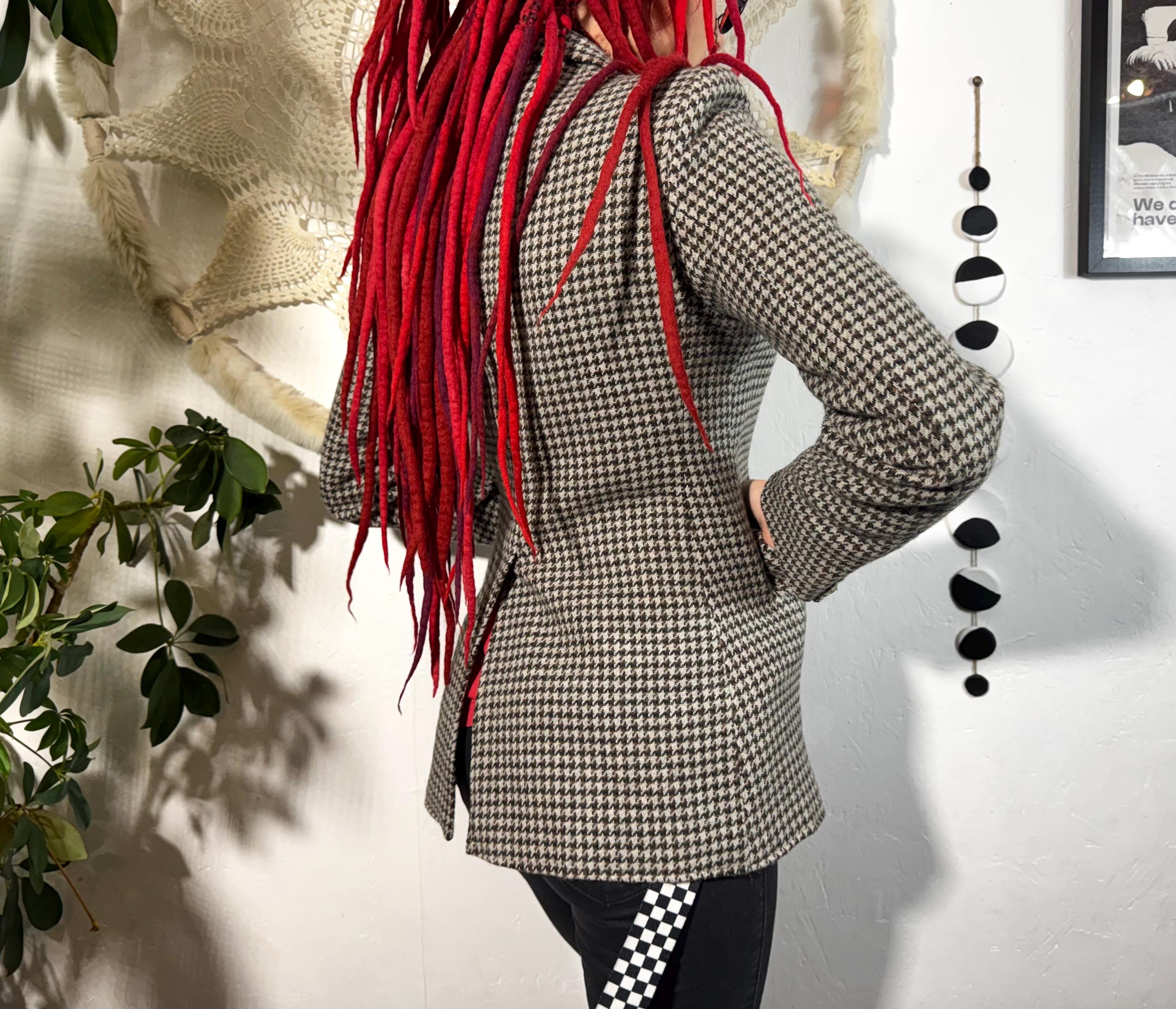 Veste De Piratage / Blazer Tweed Femme - Marque Harry Hall - Fabriqué UK - Occasion