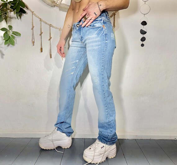 Patchwork pocket ROBERTO CAVALLI Y2K Patchwork De… - image 6