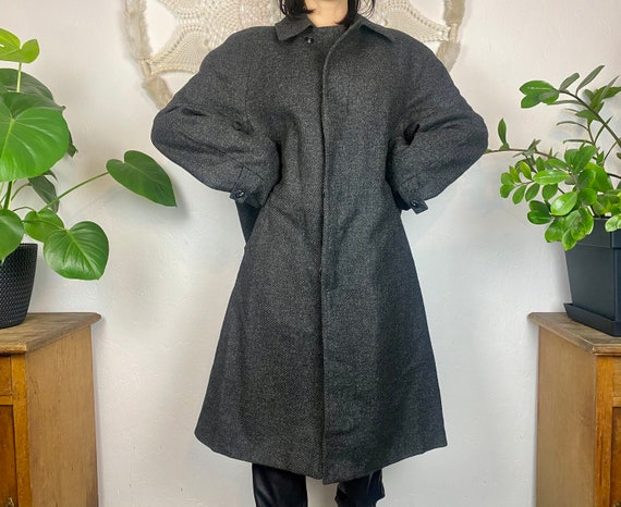 Mens gray coat from ORATOP made in Finland, man w… - image 3