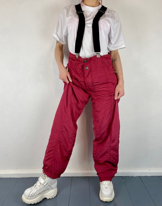 Burgundy ski deals pants