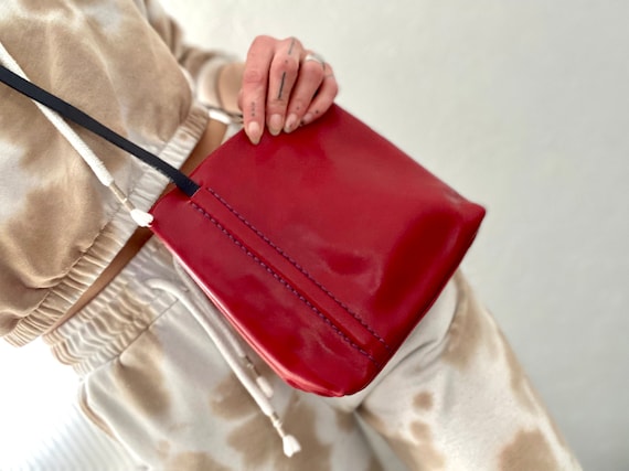 Vintage red bag from CB Collection Made in ITALY,… - image 1