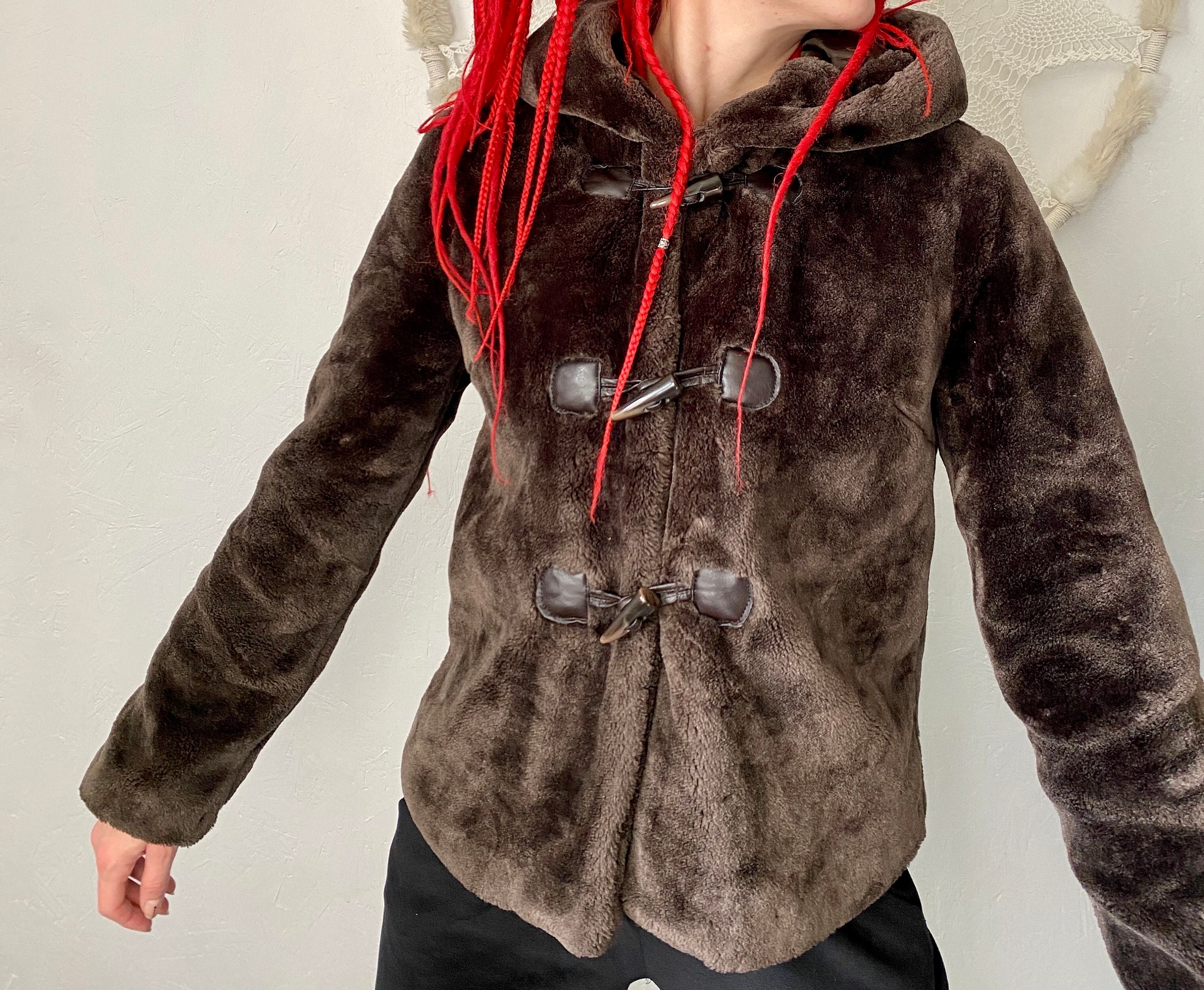 未使用品NKNIT Vegan Mouton Hooded Zip Jacket NKNIT ムートンジャケット vegan mouton hooded zip jacket | NKNIT