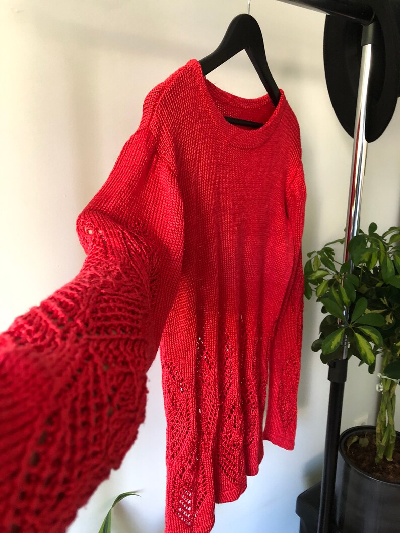 size S-L Knitted leaf pattern women\u2019s sweater feminine jumper oversized