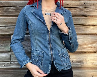 Vintage denim jacket woman’s from KARMA, size M