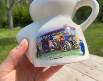 Taza de afeitar «Su Majestad» de Burrell, vintage de 1897