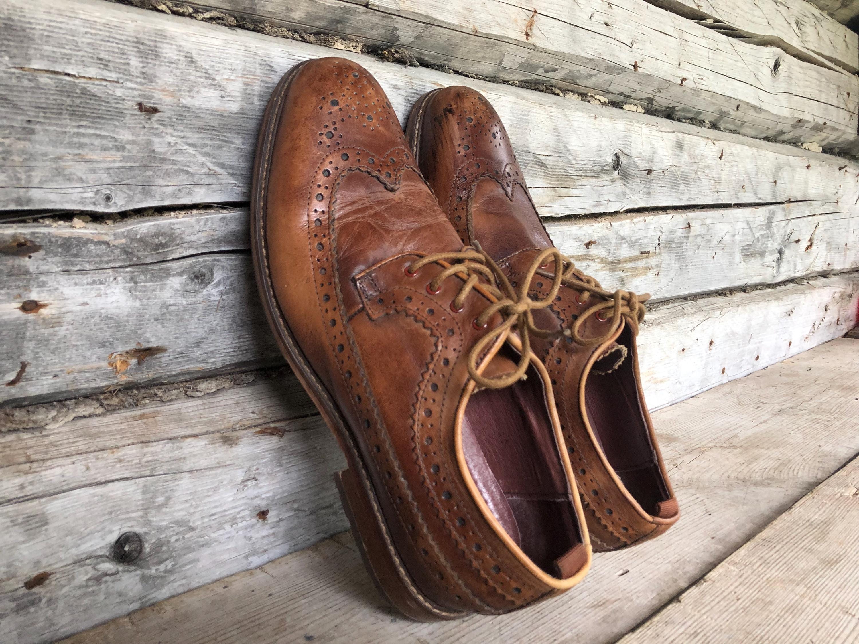 Jones Bootmaker English Leather Brogue Shoes - Size US10.5  display picture 3