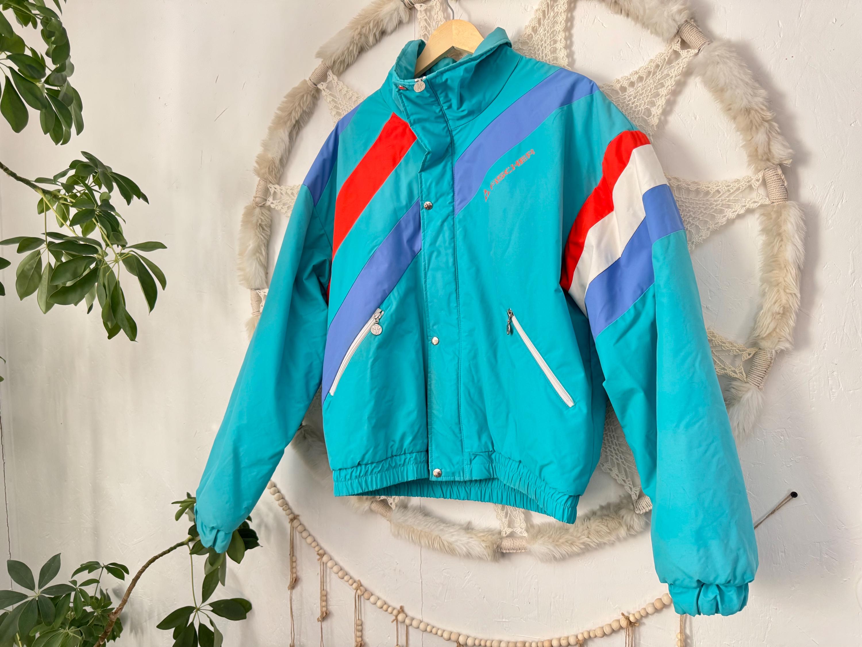 Rare 80s FISCHER Skii Jacket: Teal Purple Orange, Size M/L - Etsy