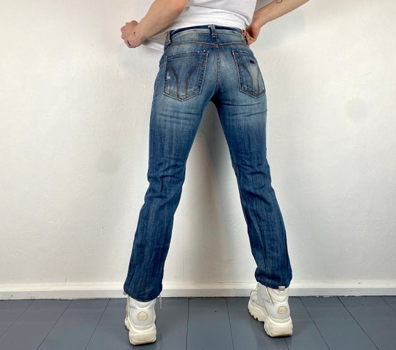 Miss Sixty Y2K jeans, denim flare low rise, 2000s… - image 6