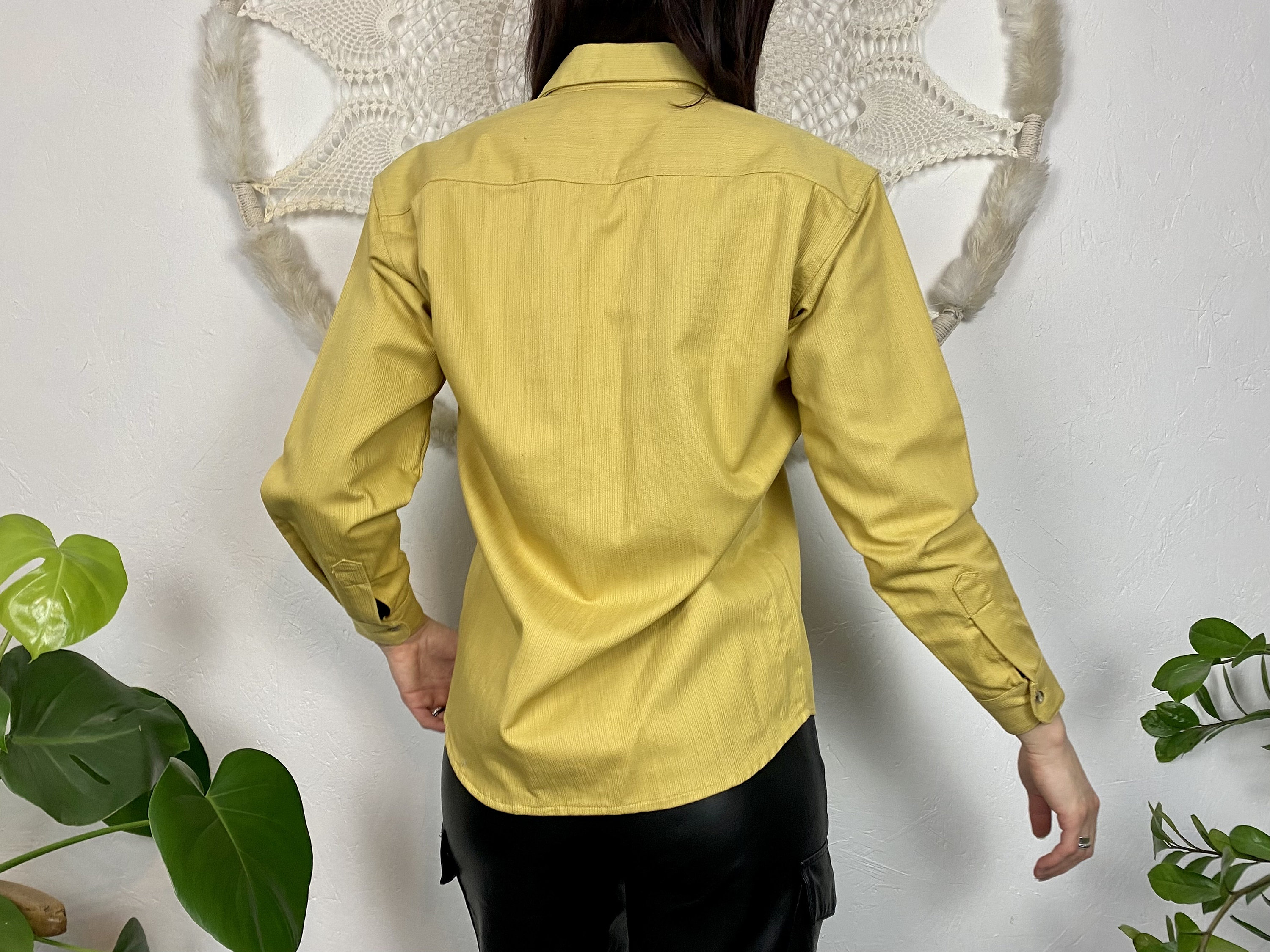 ヴィンテージ マスタードイエロー ジッパージャケット - CLAUDIO Moda