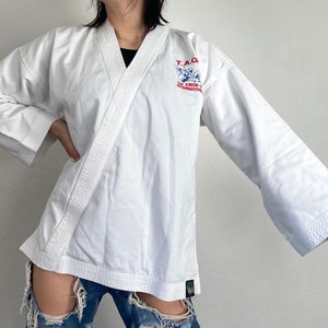 Tae Kwon Do shirt,fighting sport top, TAGB international approved athletic white shirt, size 3