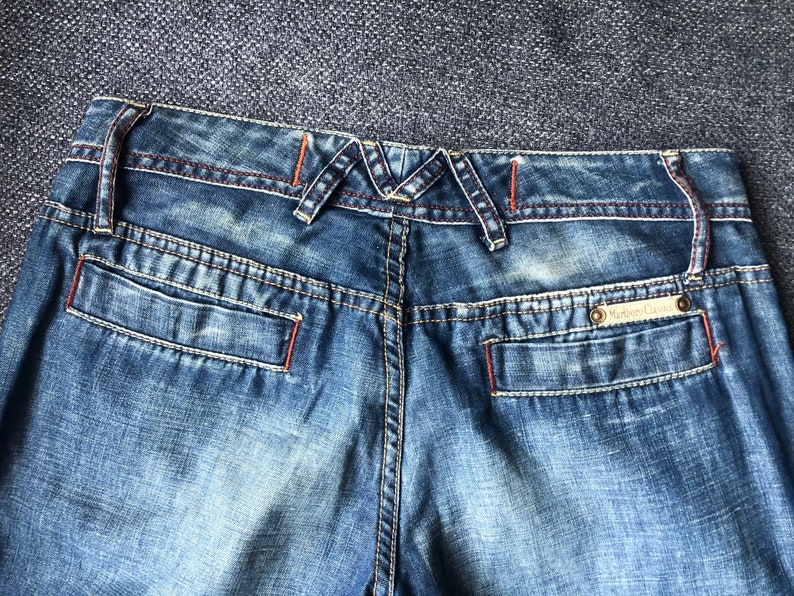 Malboro classics vintage wornout effect denim jeans