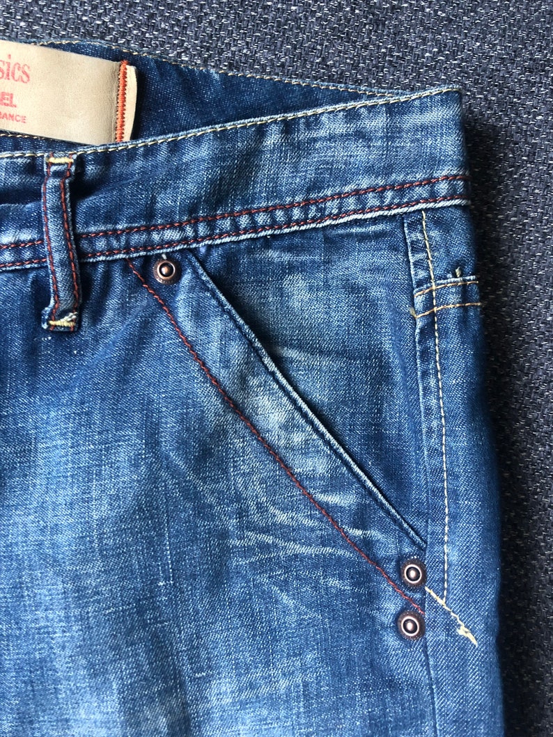 Malboro classics vintage wornout effect denim jeans