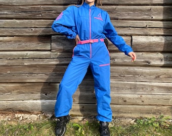 90年代レディーススキースーツ、ワンピーススキースーツ、80年代カラー