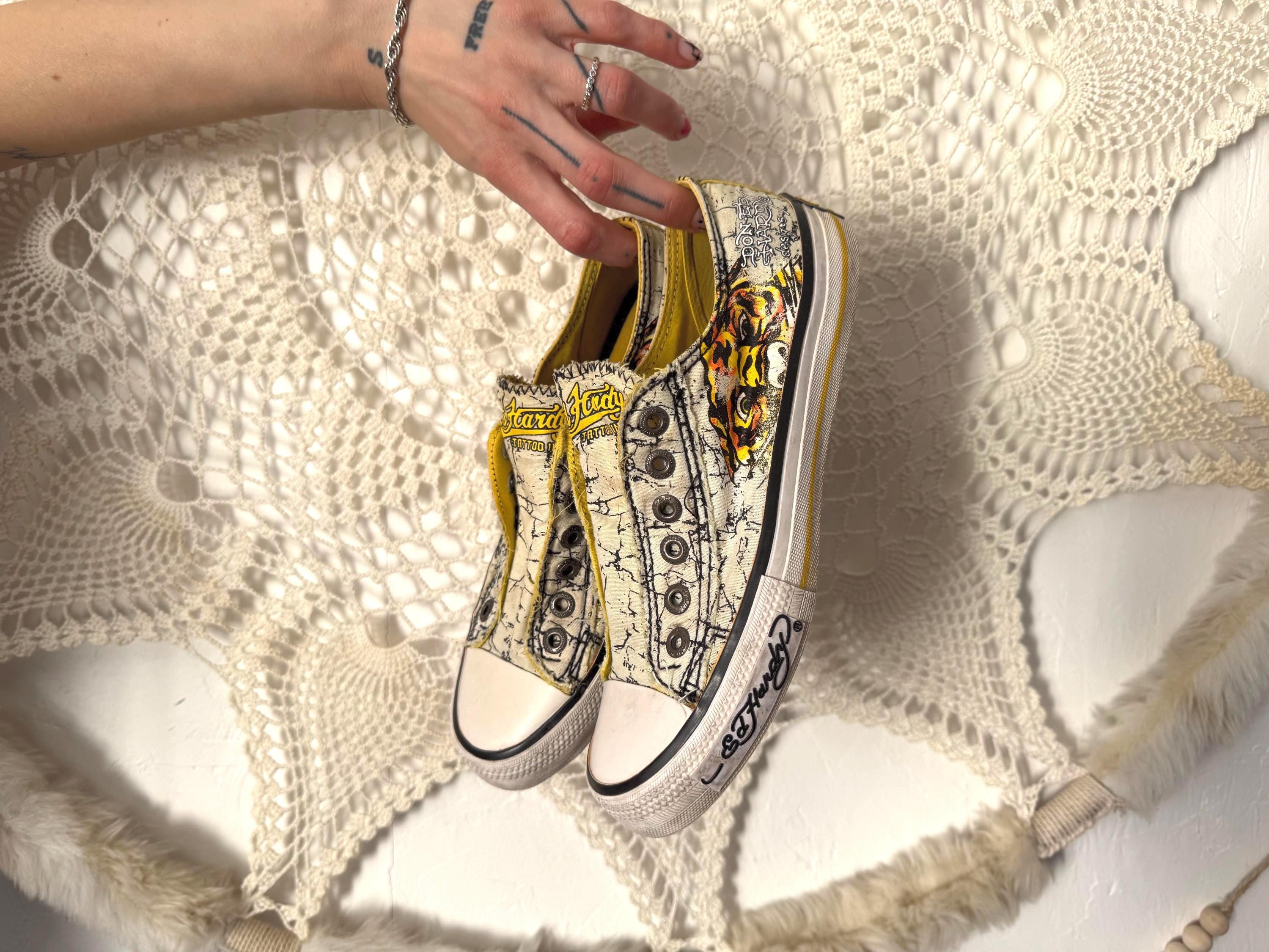 Vintage Ed Hardy Shoes - Etsy