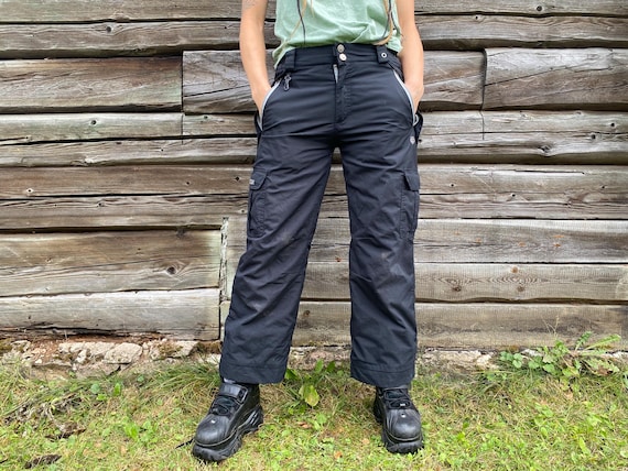 Vintage Black 686 Snowboard Pants Boys Size L UK