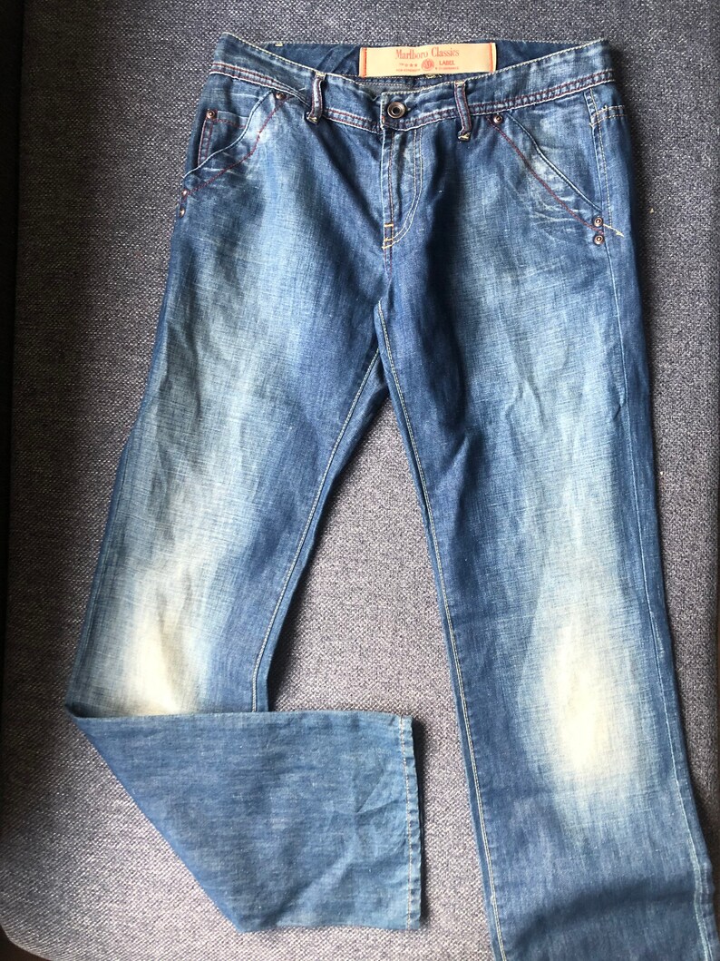 Malboro classics vintage wornout effect denim jeans