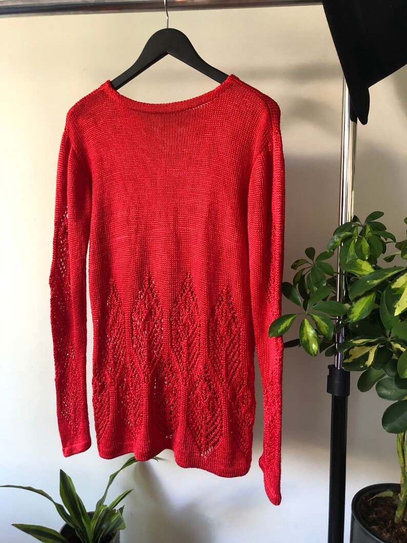size S-L Knitted leaf pattern women\u2019s sweater feminine jumper oversized