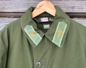 Swedish Army M59 Field Coat With Boa Liner - Size C48 (fits Large
