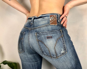 Vintage Miss Sixty Low Rise Jeans: Y2K Denim, Size 24