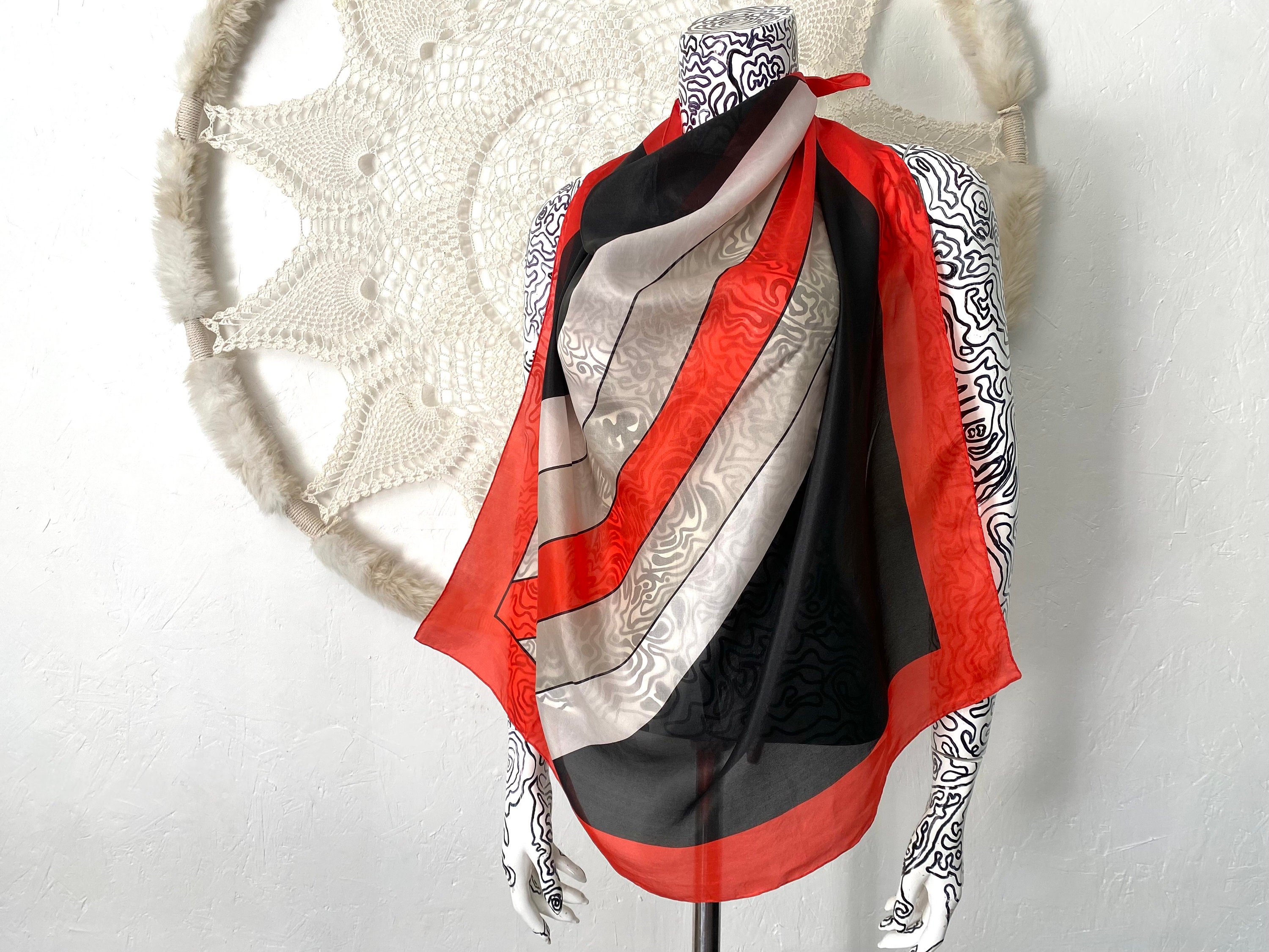 ☆新品【MARJA KURKI】シルクスカーフ Marja Kurki” Scarf | ラビット古着店