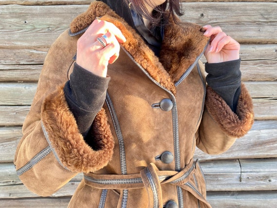 Manteau cuir mouton hotsell