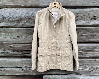Vintage Esprit Baumwolle Safarijacke, Doppelschicht, Größe 36 / S