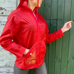 Vintage waterproof jacket from Taiwan, wind weather protect, water resistant , size S