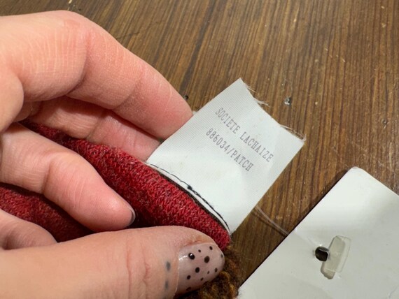 Wool patchwork baseball cap, colourful fun woolen… - image 9