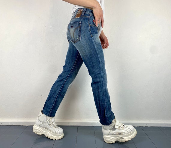 Miss Sixty Y2K jeans, denim flare low rise, 2000s… - image 8