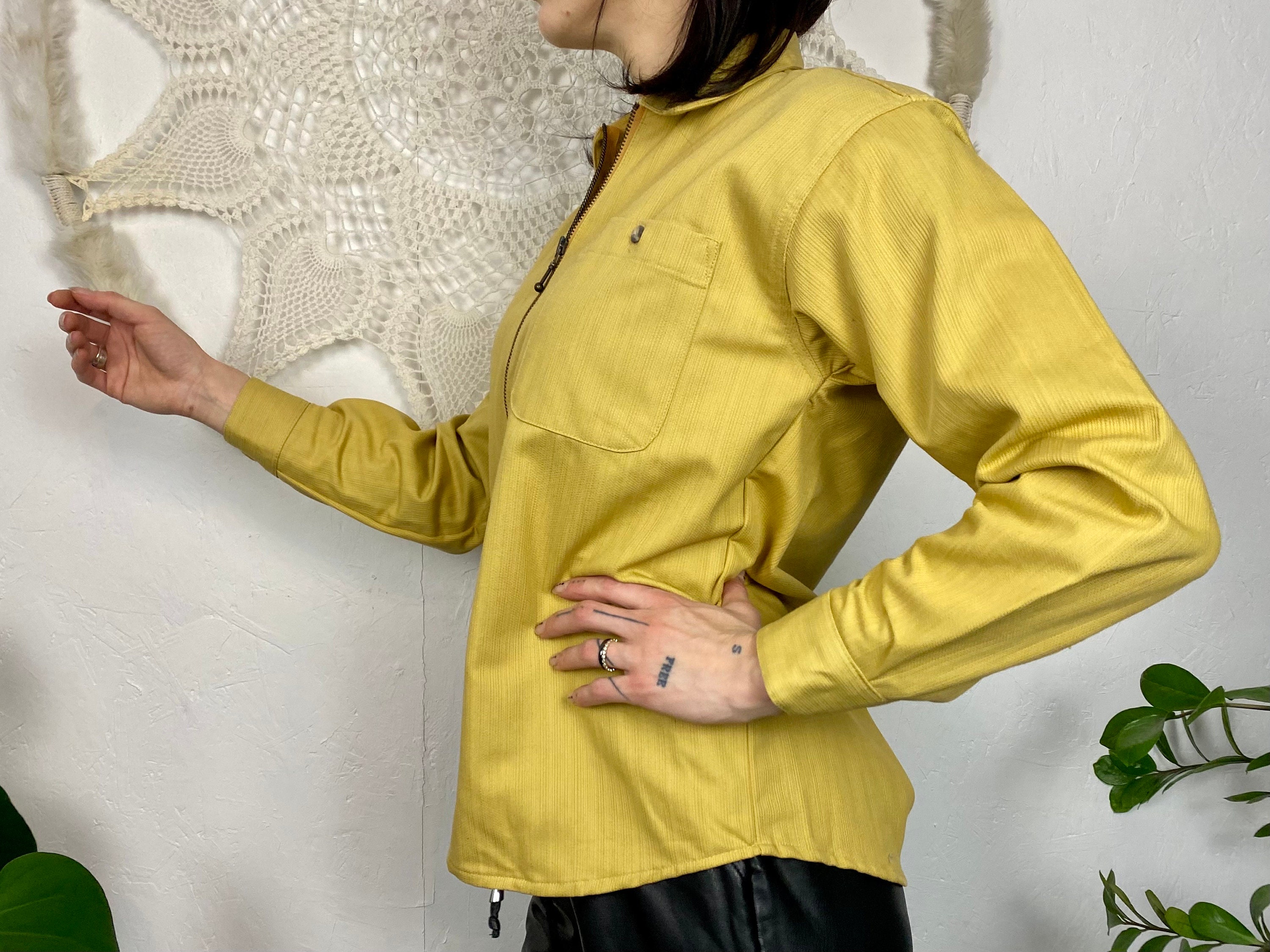 60s テディジャケット　マスタード色 60s テディジャケット マスタード色 60s テディジャケット マスタード色