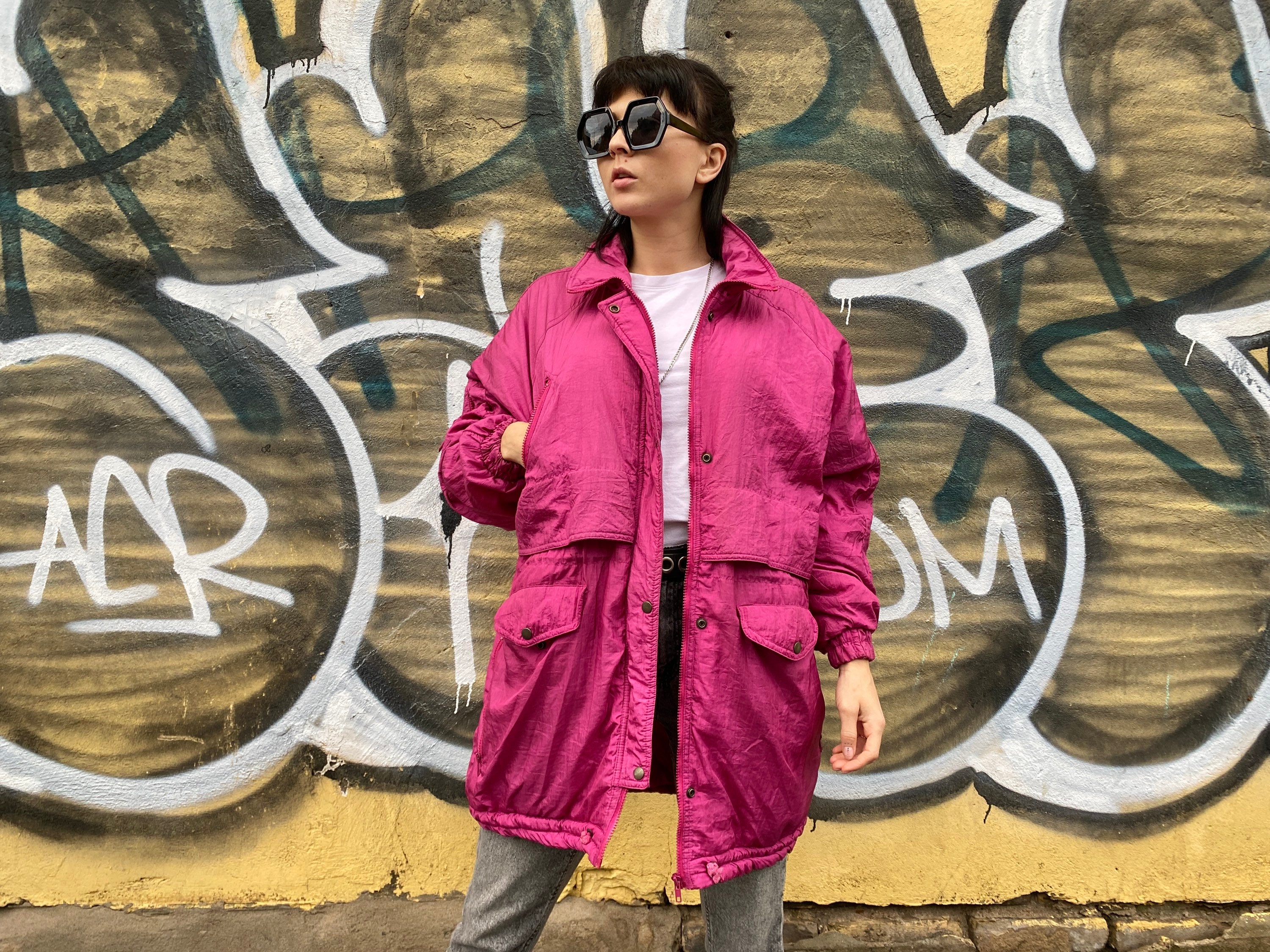 Pink Parka Jacket - Etsy