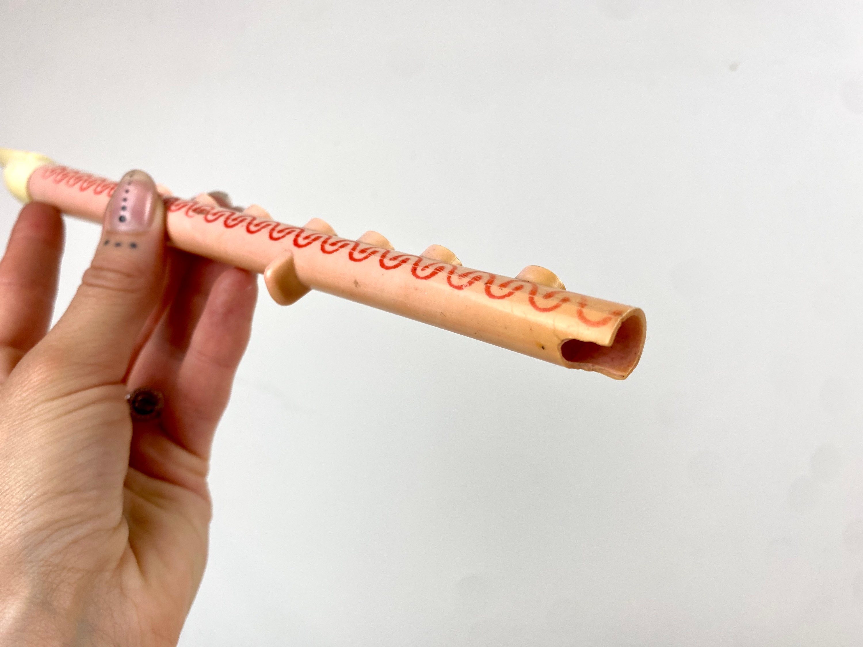 ヴィンテージ ソビエト フルート、子供用おもちゃの楽器 レトロ ソ連